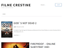 Tablet Screenshot of filme-crestine.com